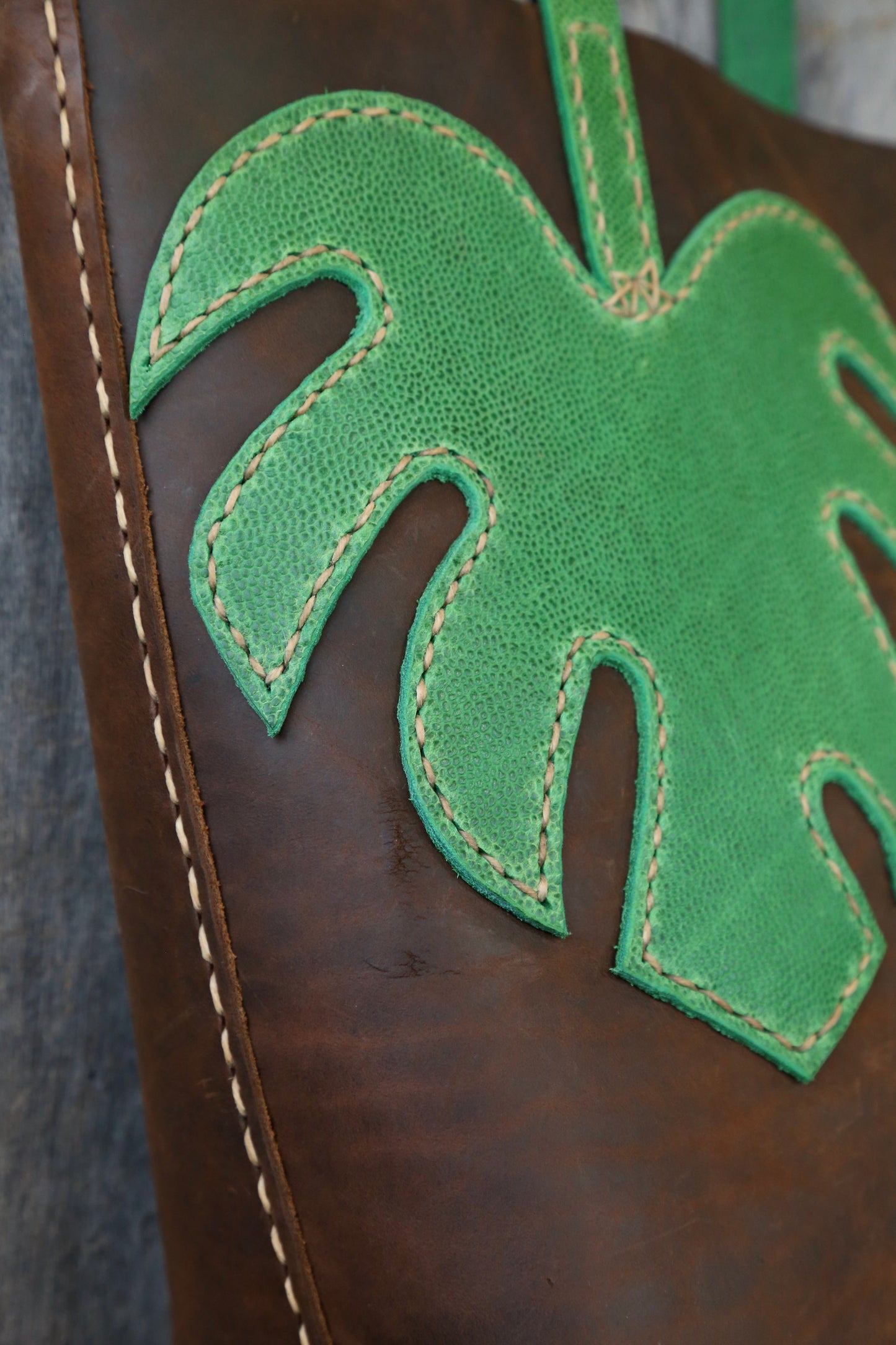 Monstera Leaf Tote