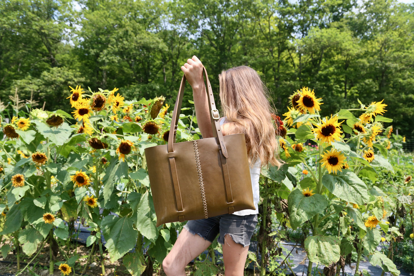 Olive Bridle Leather Weekday Tote