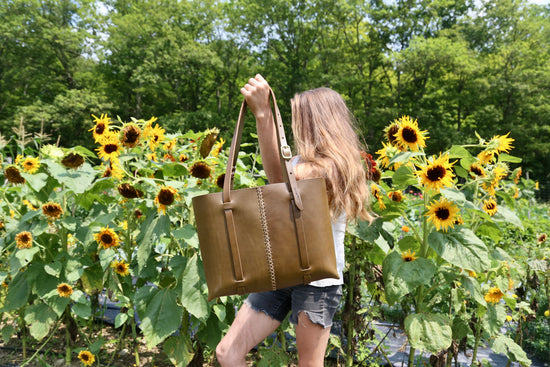 Olive Bridle Leather Weekday Tote