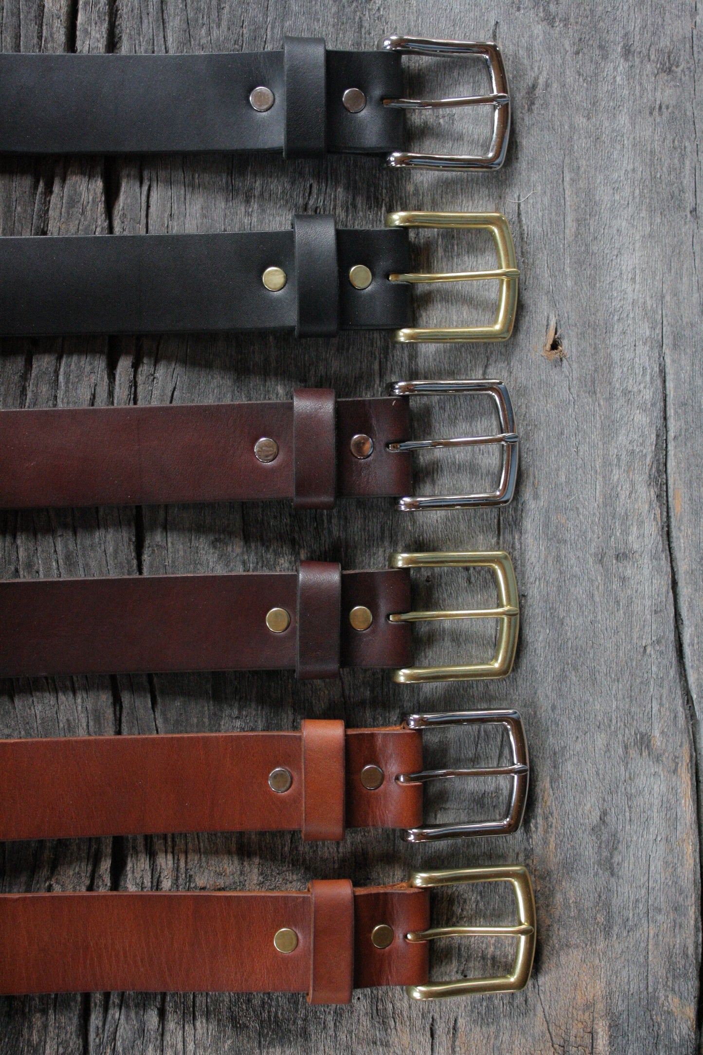 Classic 1.5" Wide Handmade Leather Belt