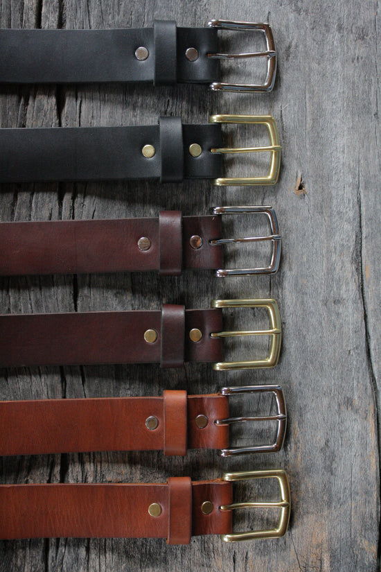 Classic 1.5" Wide Handmade Leather Belt