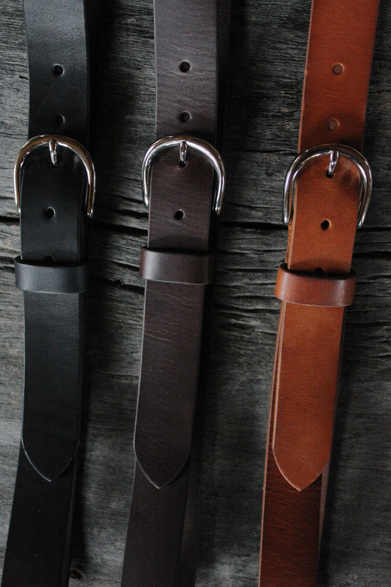Classic 1.25" Handmade Leather Belt